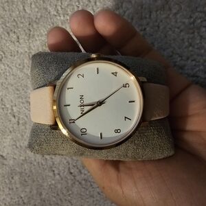 Nixon Gold and Cream Watch